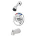 Pfirst Series OX8  Tub Faucet and Shower with Trim with Acrylic Handle
