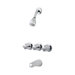 Bedford Three Handle Diverter Tub and Shower Faucet Trim Kit
