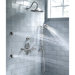 Portsmouth Central Dual Shower Faucet Trim Kit with Lever Handle