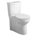 Studio Concealed Trapway Dual Flush Right Height Round Front Toilet Bowl