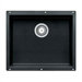 Precis Large Bowl Undermount Kitchen Sink in Anthracite