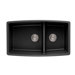 Performa 19" x 33" Silgranit II 1.75 Double Bowl Undermount Kitchen Sink