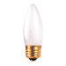 40W Incandescent Torpedo Chandelier Bulb with E26 Base in Frost