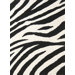 Cloud Zebra Stripe Shag Rug
