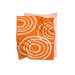 Organic Knit Blanket in Poppy Orange