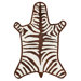 Zebra Brown/Natural Rug