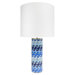 Carnaby 1 Light Waves Table Lamp