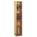 Heirloom 62" H Heavy Duty Tower Bookcase in Oak Veneer