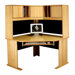 Office Modulars Corner Desk Office Suite with Keyboard Shelf