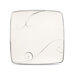 Platinum Wave Large Square Accent Plate