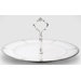 Palmer Platinum Handled Hostess Round Serving Tray