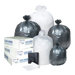 16 Gallon High Density Can Liner, 8 Micron in Black