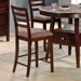 Haley Counter Height Dining Chair in Multi-Step Rich Cherry