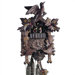 13" Cuckoo Clock with Moving Birds and Hand-Painted Flowers