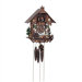 13" Cuckoo Clock with Tudor Style House and Dancing Figurines