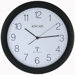 Radio Controlled Wall Clock with Black Frame