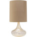 Clear Silveria Bottle Neck Glass Lamp