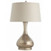 Peony Crackled Glass Lamp / Leaf Base