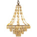 Southampton 3 Light Iron / Shell Chandelier