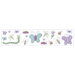 Bugs Free Style Peel and Stick Decal in Purple