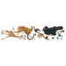 Jungle Freestyle Peel and Stick Decal in Bright Green