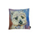Westie Painted Pillow