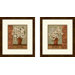 Floral Copper Intaglio Framed Art (Set of 2)
