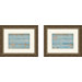 Coastal Starfish Framed Art (Set of 2)