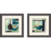 Contemporary Golden Bowl Framed Art (Set of 2)