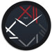 Opal Slim Clock in Black