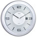Round Case Clock with Date