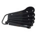 Measuring Spoons, Set of 6 in Black