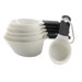 Measuring Cups , Set of 6 in White