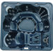 6-Person 81-Jet Hot Tub with MP3 Auxiliary Output