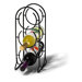 Horseshoe 3 Bottle Tabletop Wine Rack