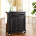 Kitchen Cart with Granite Top
