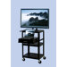 TV Cart  with Storage Cabinet for up to 32" Flat Panel TVs