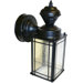 Shaker Cove Mission Style Motion Activated Security Light in Black