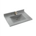 Metropolitan 43" Contour Vanity Top inTahiti White