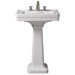 Lutezia II 28" Pedestal Bathroom Sink