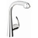 Ladylux3 Single Handle Single Hole Kitchen Faucet with Dual Spray Pull Out