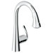 Ladylux&sup3; Caf&eacute; Single Handle Centerset Vessel Pull-Down Kitchen Faucet