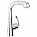 Ladylux&sup3; Plus Single Handle Centerset Vessel Pull-Out Kitchen Faucet