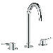 Concetto Double Handle Widespread Bathroom Faucet