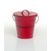 Compost Bucket with Lid in Red