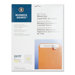 Block-Out File Folder Labels, Laser/Inkjet, 750 per Pack, 2/3"x3-7/16, White