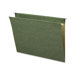 Hanging Folders, w/o Tabs, Letter, 25 per Box, Green