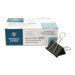 Binder Clip, Large, 2"W, 1" Capacity, Black