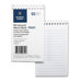 Wirebound Memo Book, End Spiral, 50 Sheets, 3"x5", White, 12-Pack