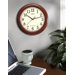 12.5" Bold Walnut Atomic Wall Clock